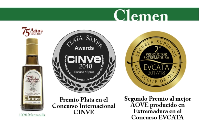 Aceites Clemen 75 años Premios
