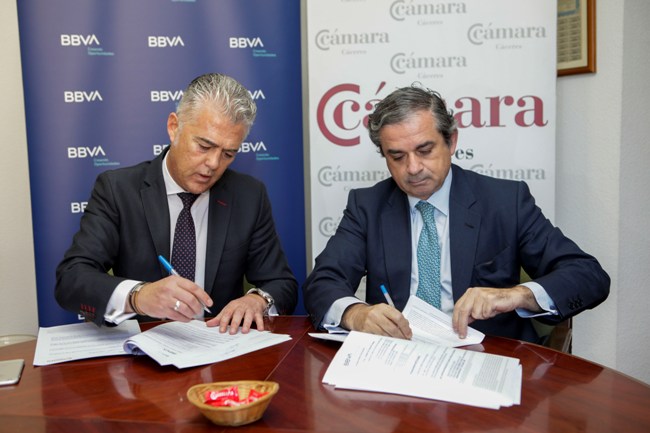 Firma Camara de Comercio de Caceres BBVA